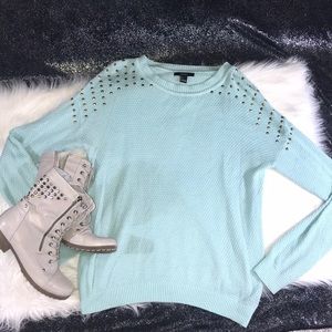 Embellished Knit Sweater